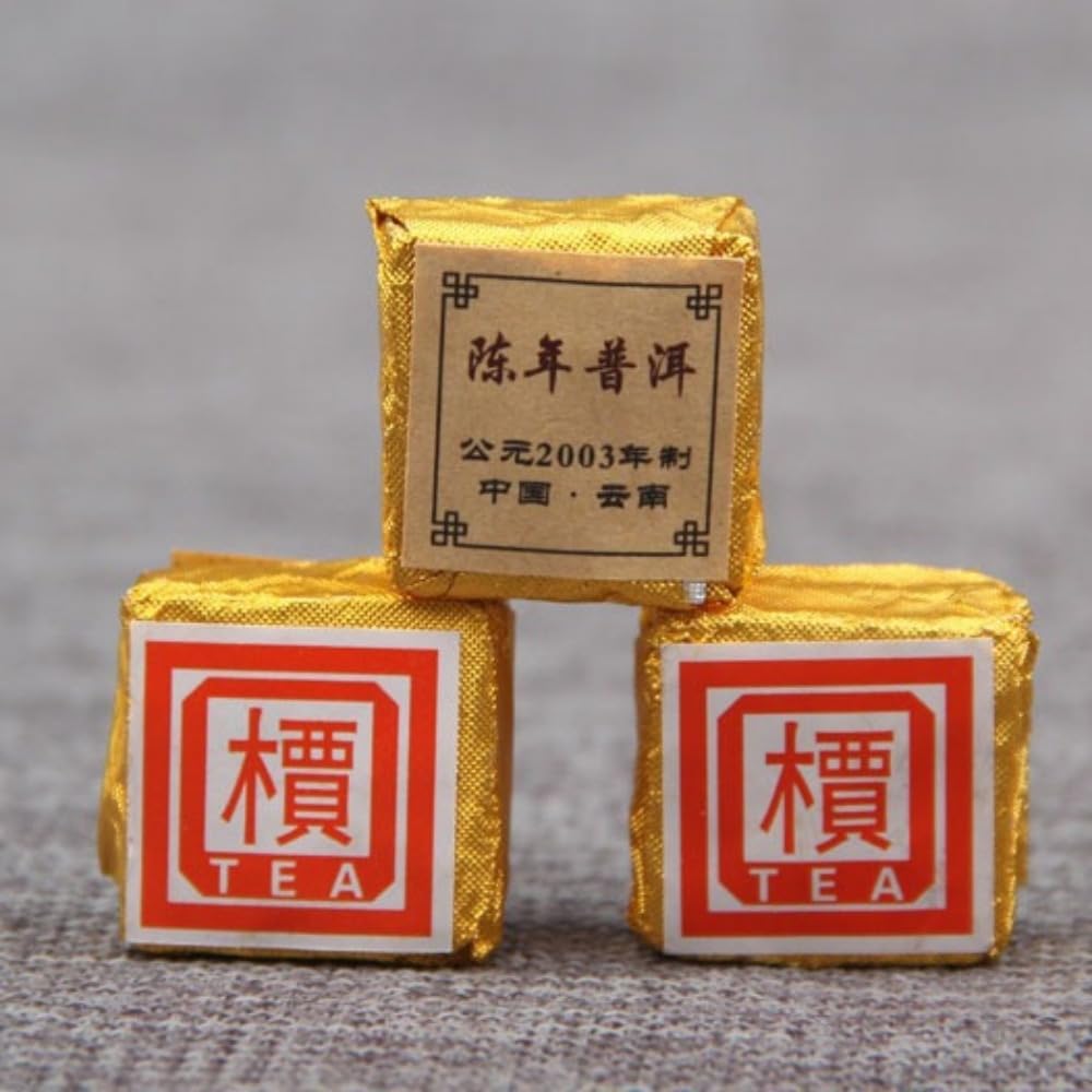 Yunnan Dojrzała Czarna Herbata Puerh Qiaomu Mini Square Brick Small Tuocha 500g