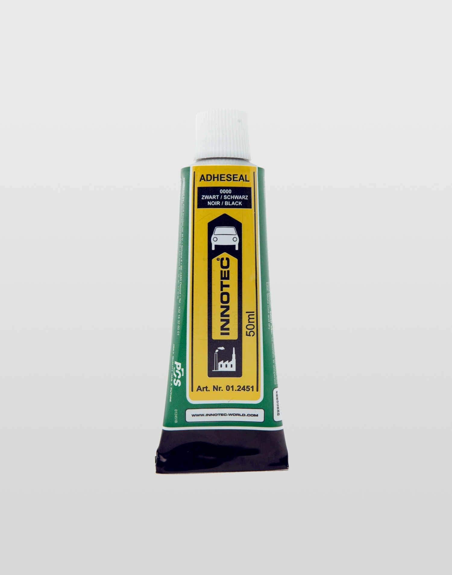 Innotec Adheseal adhesive and sealant, Black, 1 TUBE 50 ml