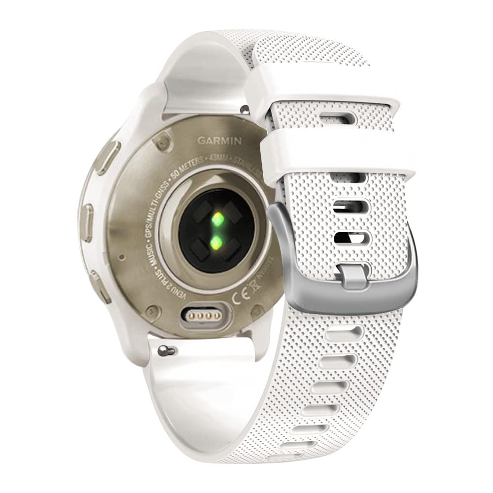 AISPORTS Silikon-Armband Für Garmin Smartwatches – 20 Mm, Mit Schnellverschluss | Kompatibel Mit D2 Air, Forerunner, Venu Uvm.