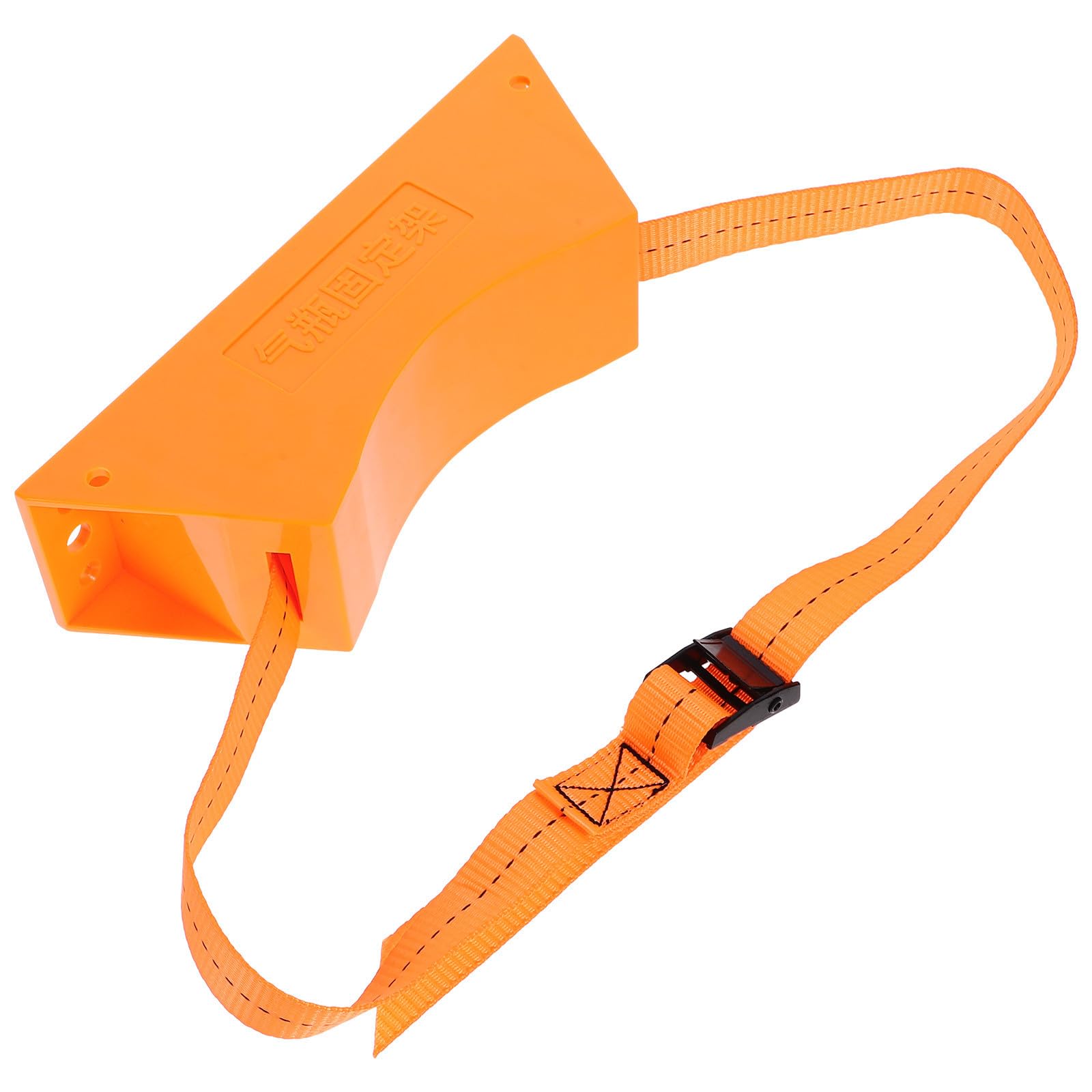 Support bouteille de gaz propane mural orange en plastique solide pour usine