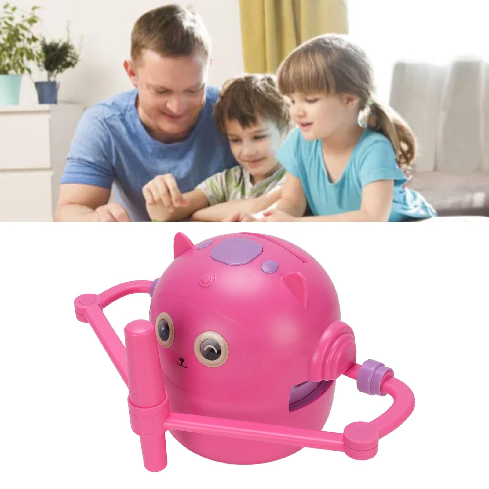 Emoshayoga Robot de Dibujo Inteligente, Juguete Educativo Multifuncional para Niños de 5 Años en Adelante, Diseño ABS Seguro con 100 Tarjetas de Dibujo
