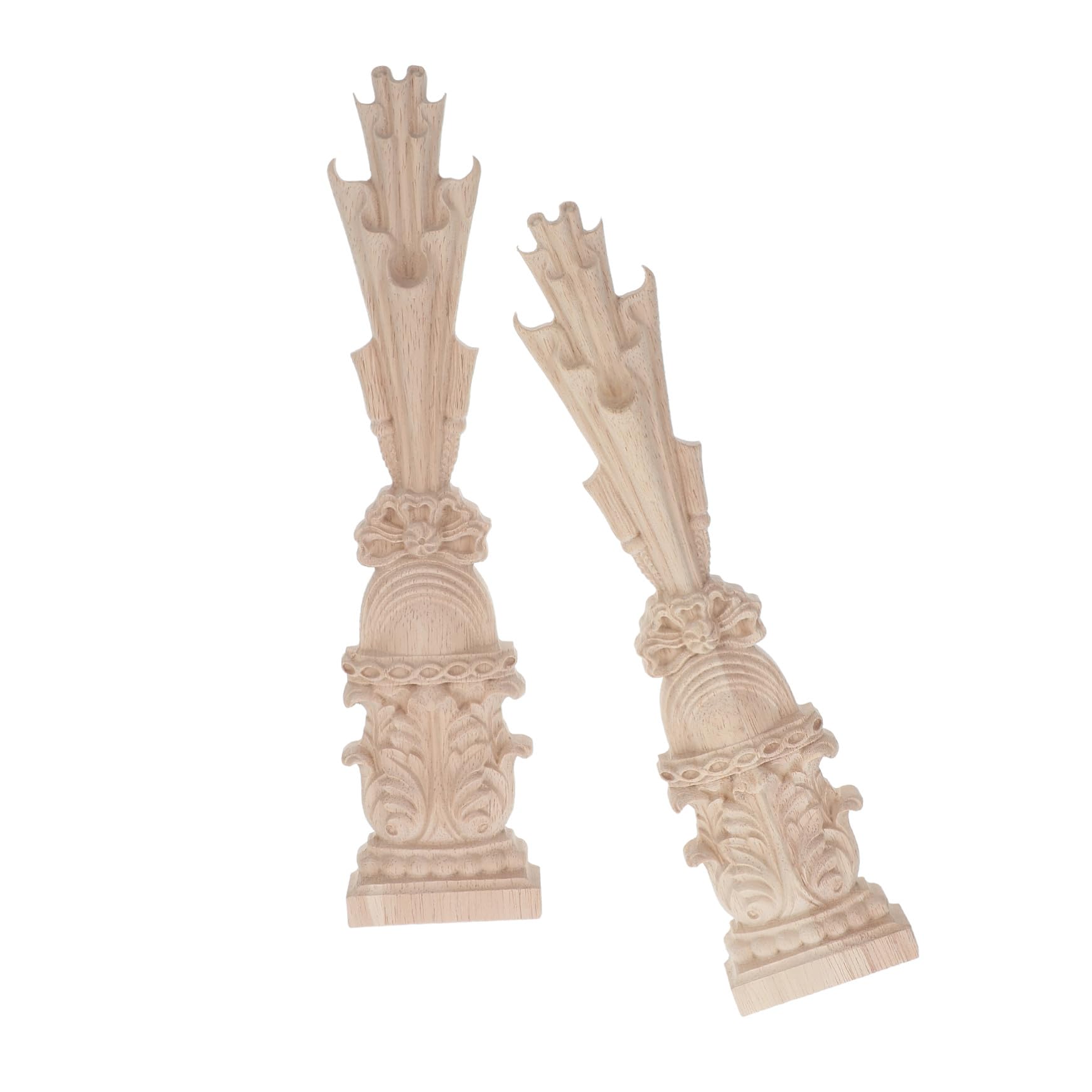 Molduras de madera tallada decorativas para marcos de chimeneas y ventanas de interior