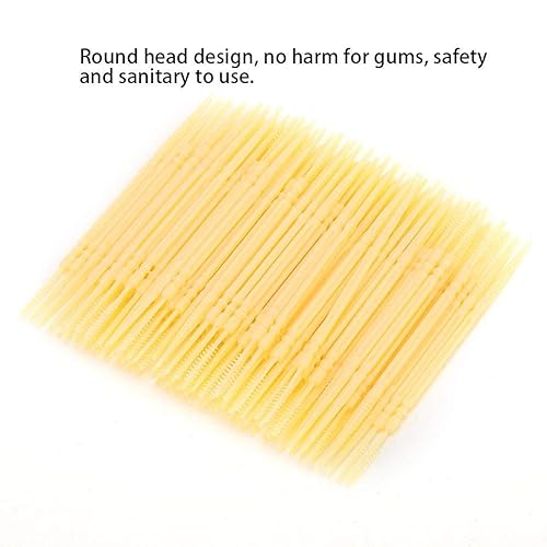 Miniatura 5 de Palillo de dientes de doble cabeza, 1100 piezas palillos de dientes de limpieza de dientes, herramienta portátil para el cuidado de los dientes (#1)
