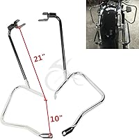 Vista 2 de TCT-MOTORPARTS Barras protectoras de soporte para alforja Harley Road King FLHR Street Glide FLHX Special FLHXS Ultra Limited FLHTK CVO FLHTKSE