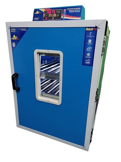 Hatchpro 192 Plus 70 Fully Automatic Egg Incubator, Automatic Metal Hatching Machine(192 Plus 70 Eggs Capacity, Metal)
