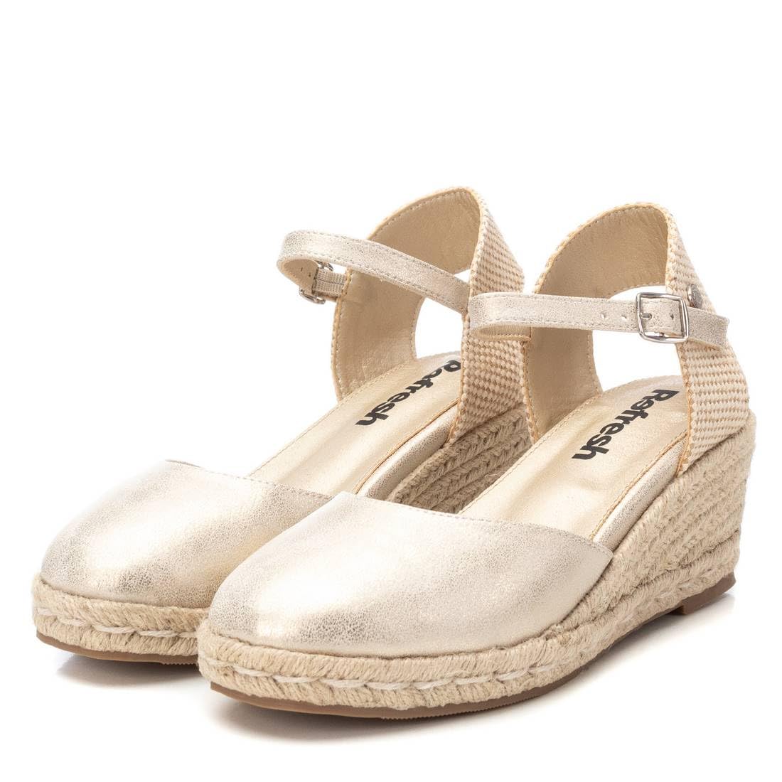 REFRESH - Sandales à talons compensés Femme - Chaussures confortables et polyvalentes – Mode décontractée
