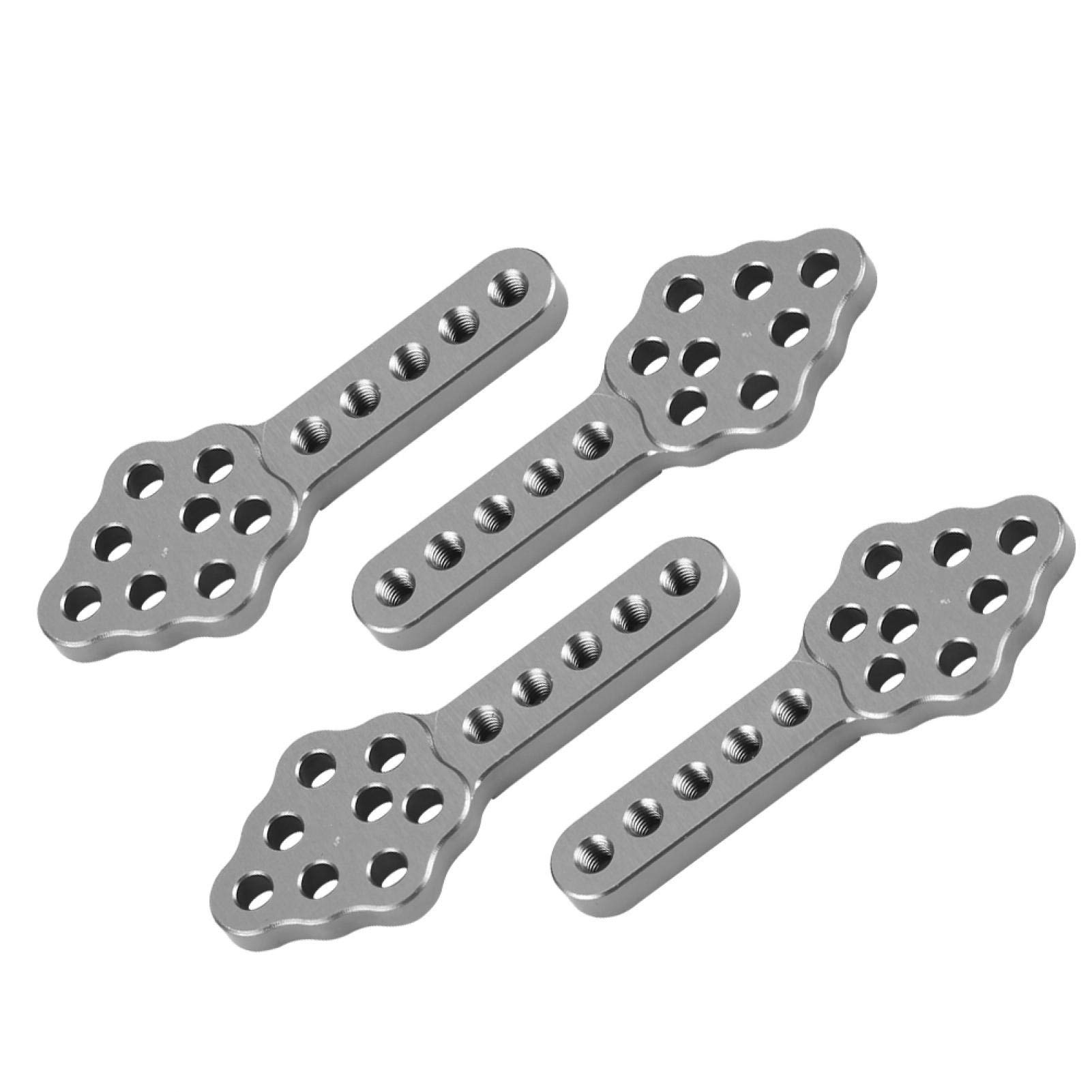 4PCS RC Shock Absorber Mount Plates - 51mm Adjustable Metal Mounts For 1/10 Scale Crawler Trucks - View #9