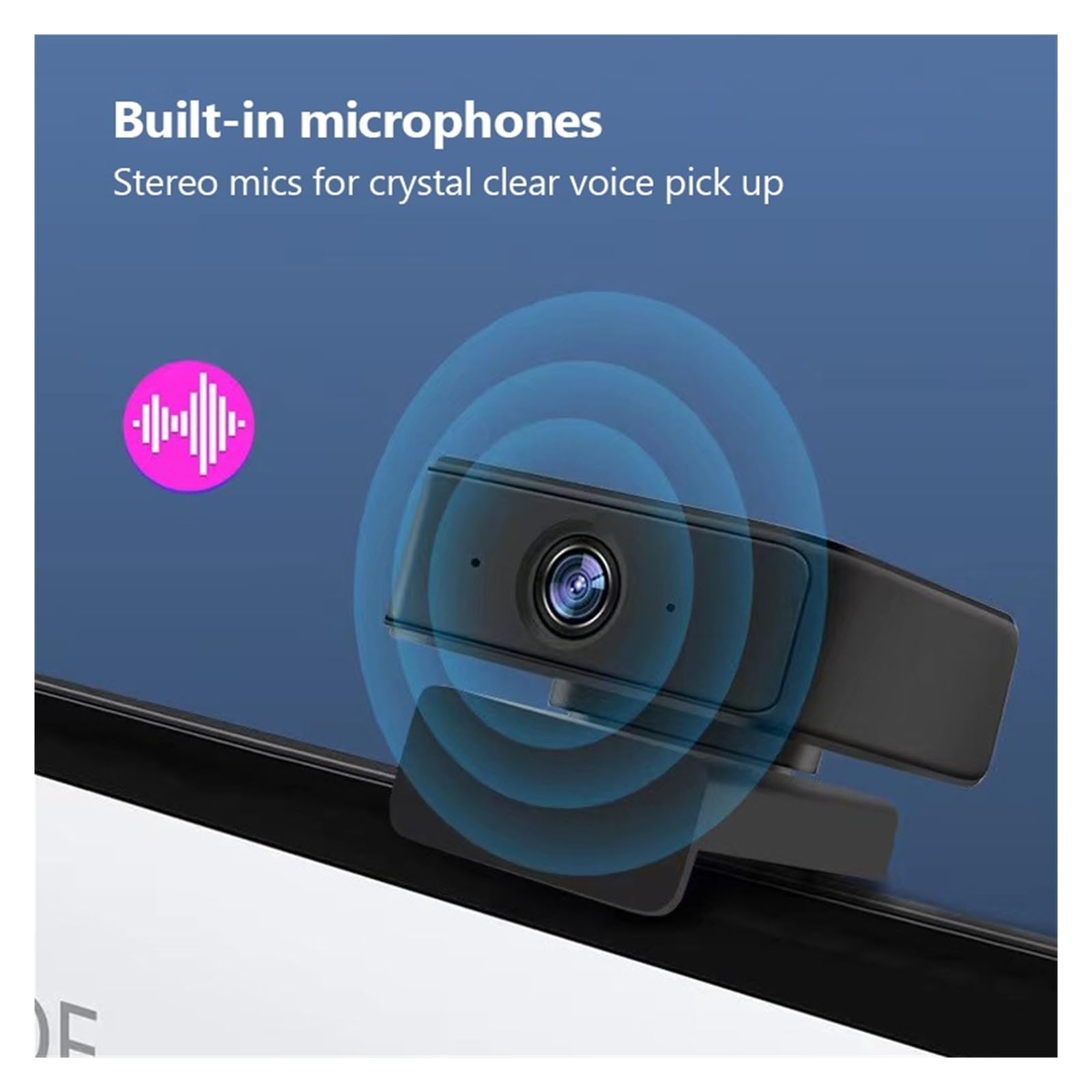 Kamera internetowa z automatycznym śledzeniem 1080P kamera internetowa Full HD z mikrofonem kamera internetowa USB do komputera stancjonarnego Laptop konferencja online Mini kamera Praca biurowa