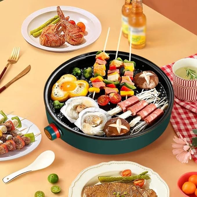 Hacedor Eléctrico de Rollitos de Primavera Sartén Antiadherente 220V miniatura 4