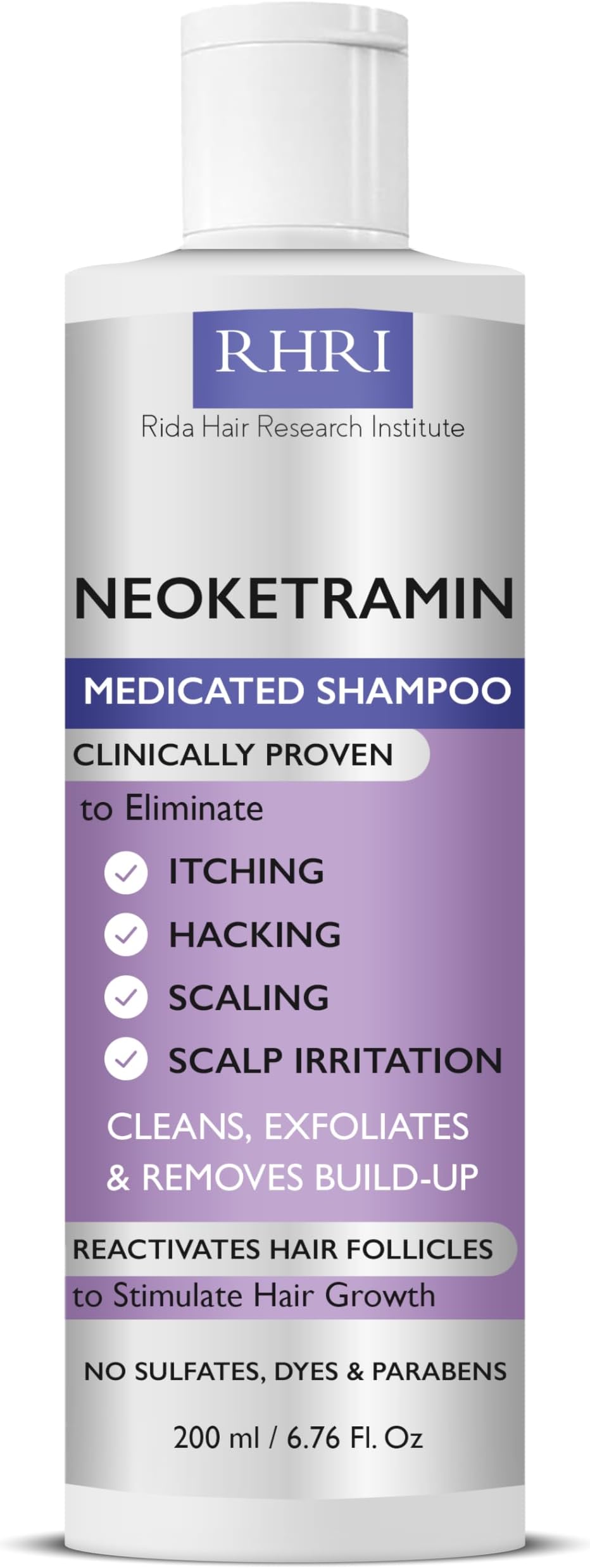 Anti Fungal Shampoo for Men & Women | Anti Dandruff, Medicated, Folliculitis Shampoo for Dry Scalp, Psoriasis, Ringworm | for Itchy, Flaky & Irritated Scalp | No Paraben & Sulphate