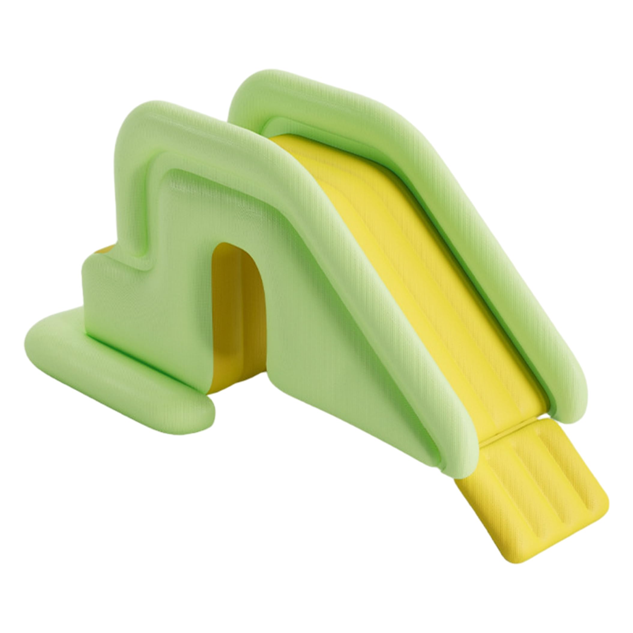 Tobogán Inflable para Piscina sobre el Suelo Base Ancha antivuelco Uso en seco y húmedo para la mayoría de Las Piscinas Verde Claro