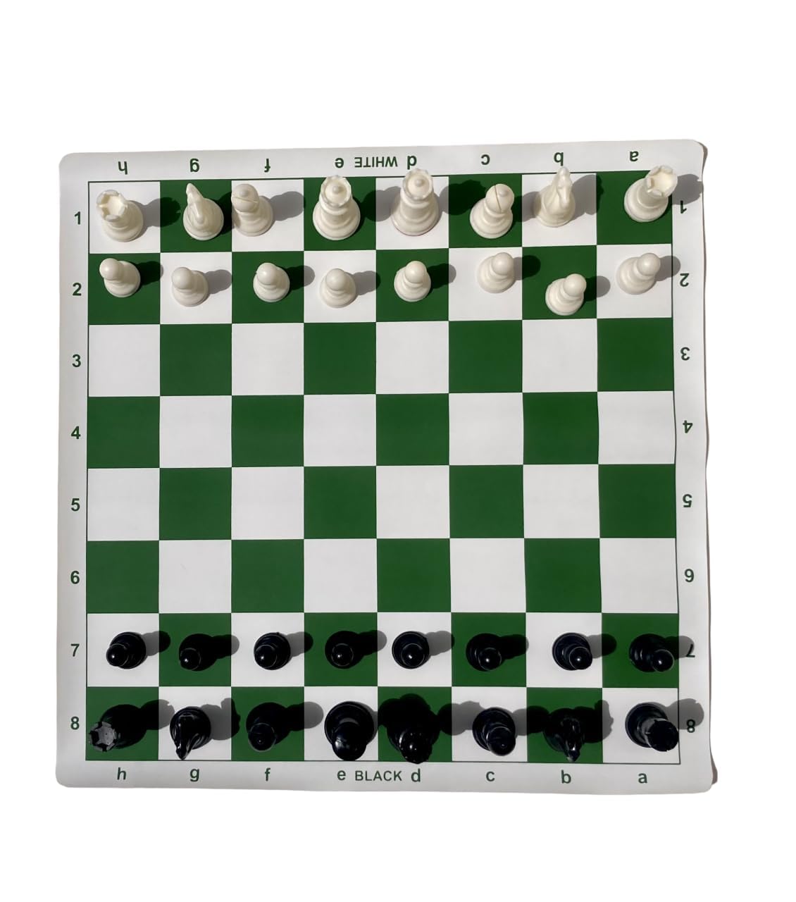 Rural Routes Roll-Up Vinyl Chess Board Set with Professional Chess Pieces Along with Standard Bag - Perfect for Kids & Adults, Portable Mind Game for Indoor Fun 21 Inch (Style 2) (B0DGGYT8N6) Amazon Price History, Amazon Price Tracker