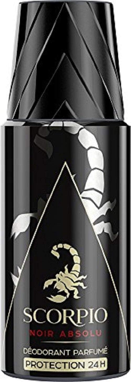 Scorpio - Men's Deodorant - Absolute Black - Spray 150 ml - 1 unit