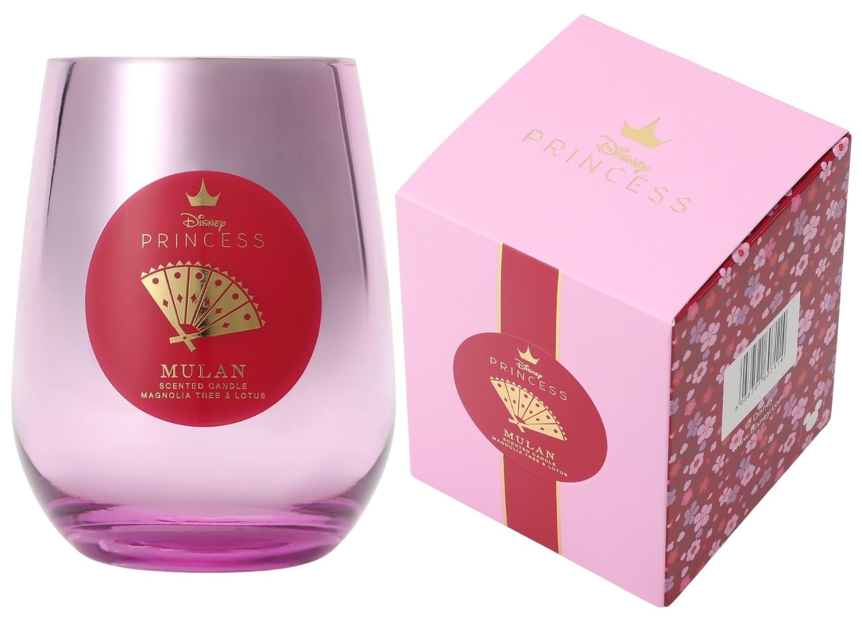 Disney Princess Mulan Inspired Candle โ Magnolia Tree & Lotus Scent (1-Wick)