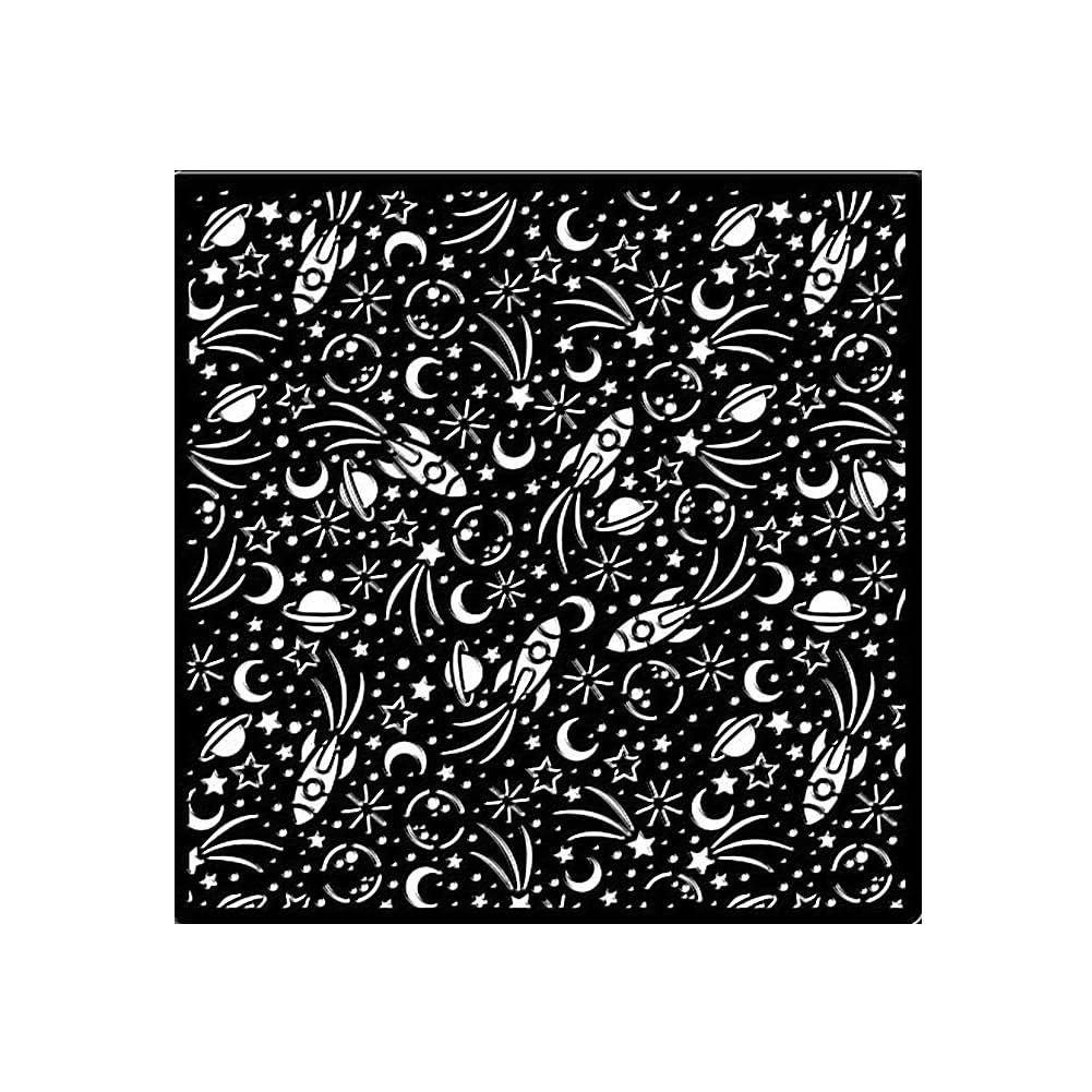 Plastic Embossing Folder (6'' x 6'' | The Firmament) Paper Crafts Plastic Textured Impressions for Card Making Scrapbooking