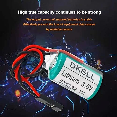 Miniatura 3 de XIAOXX (paquete de 60) 6FC5247-0AA18-0AA0 3V 575332TA 950mAh PLC batería de litio no recargable para 810D 840D PLC