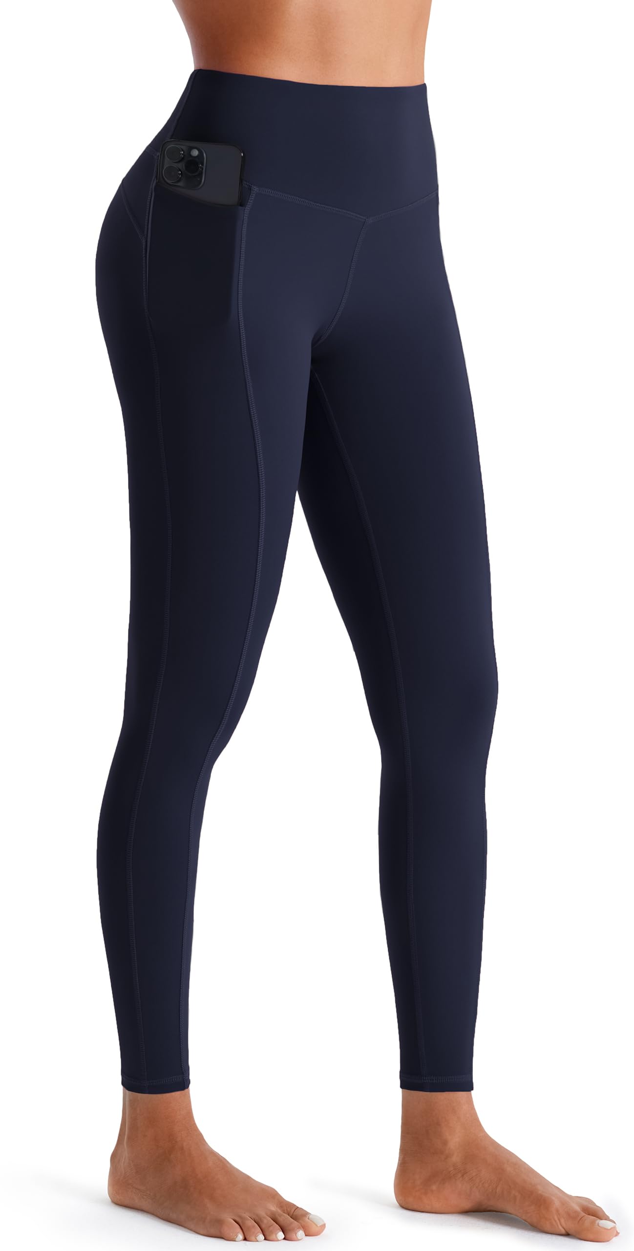 JOYSPELS Women's Gym Leggings with Pockets - High Waisted Tummy Control Full Length Yoga Pants & Capri Leggings for Workout, Running, Daily Leisure — view 16