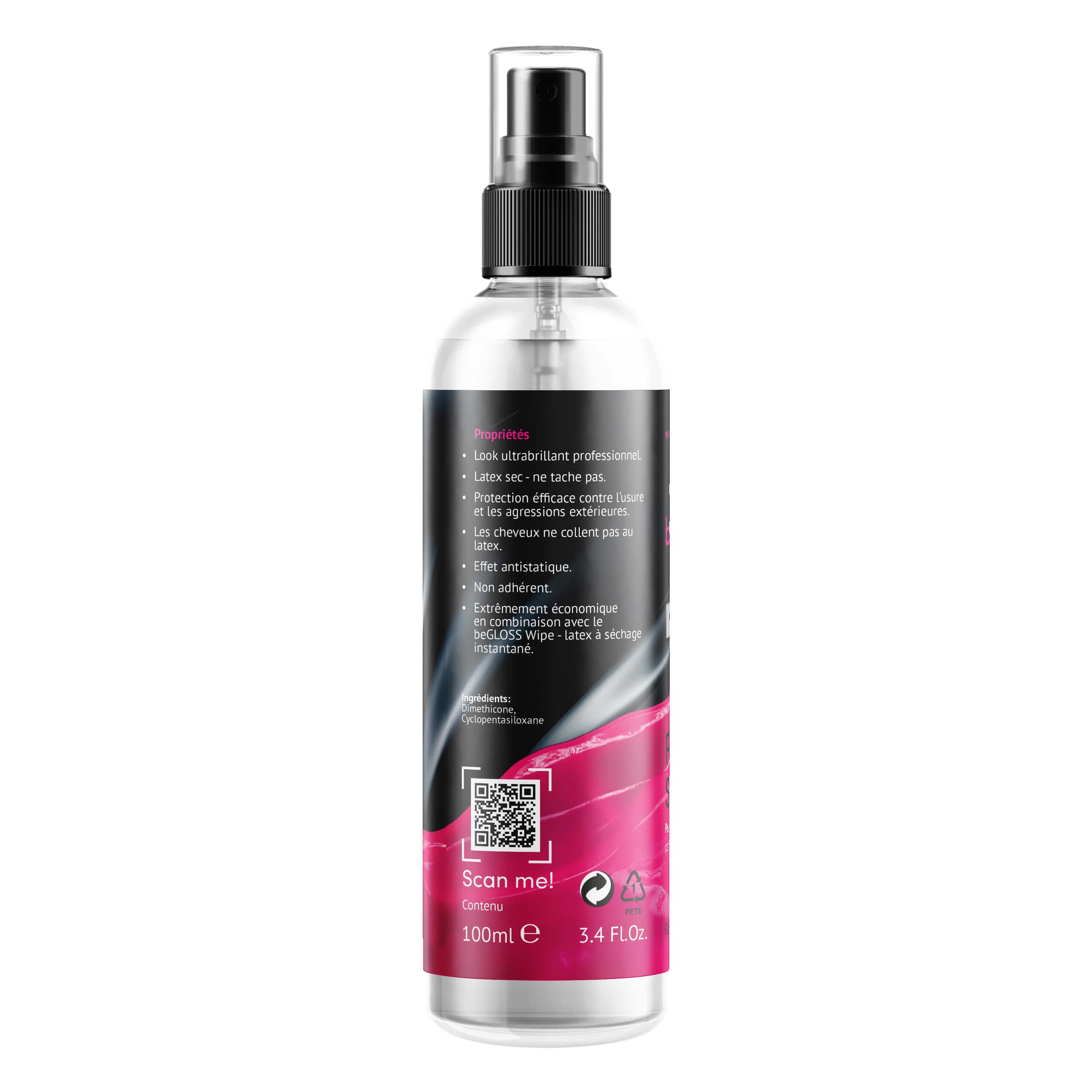 Latex Care KIT Perfect SHINE EASY GLIDE PREMIUM SPRAY Special WASH LATEX WIPE