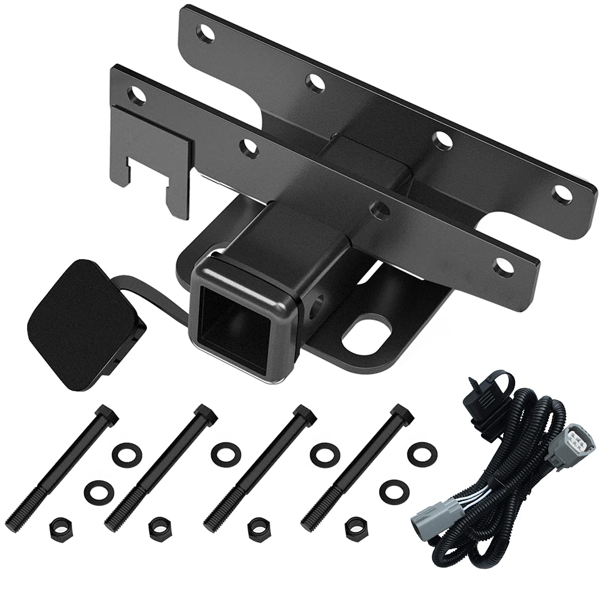 Buy Sulythw Rear Bumper Towing Hitch Receiver 2 Inch for Jeep Wrangler