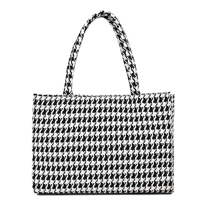 Image of Stylish Jute Tote Bag For Office and Laptop, Shopping Shoulder Bag, Shoppers Tote Handbags Lightweight Waterpoof Big Size, Grocery Bag, Eco Friendly Bags For Shopping For Women