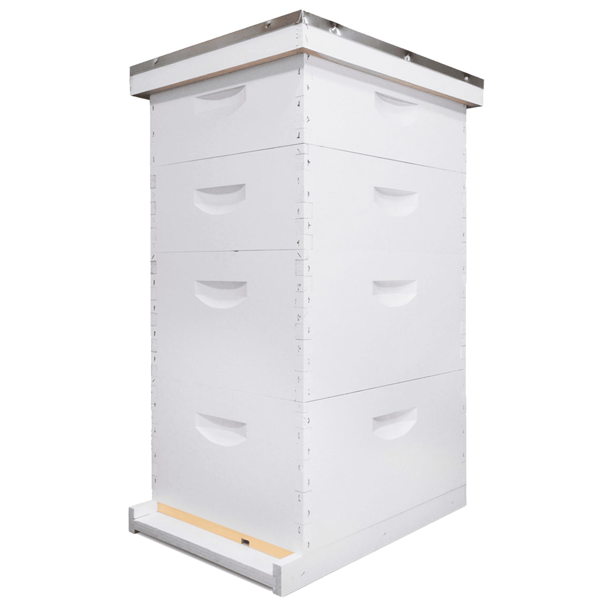 Mann Lake Beehive kit, Completely Assembled Kit, Painted, with Frames and Foundation, Ready to Use,10 Frame Kit, 2 Deep Bee Boxes, 2 Medium Supers, Made in The USA