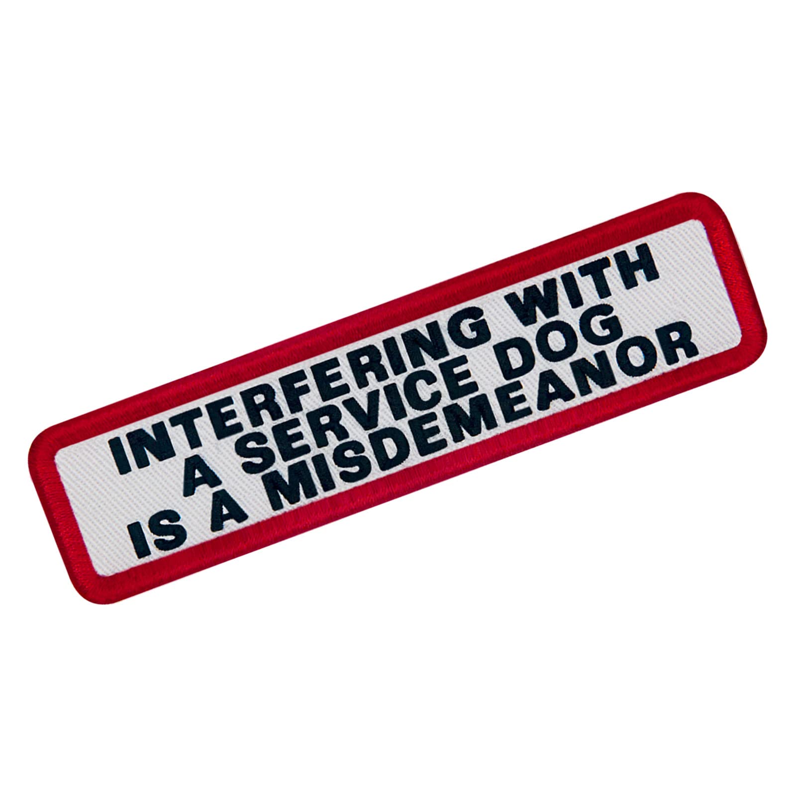 Custom Patch Service Dog Medical Info Patch - Red Embroidered ...