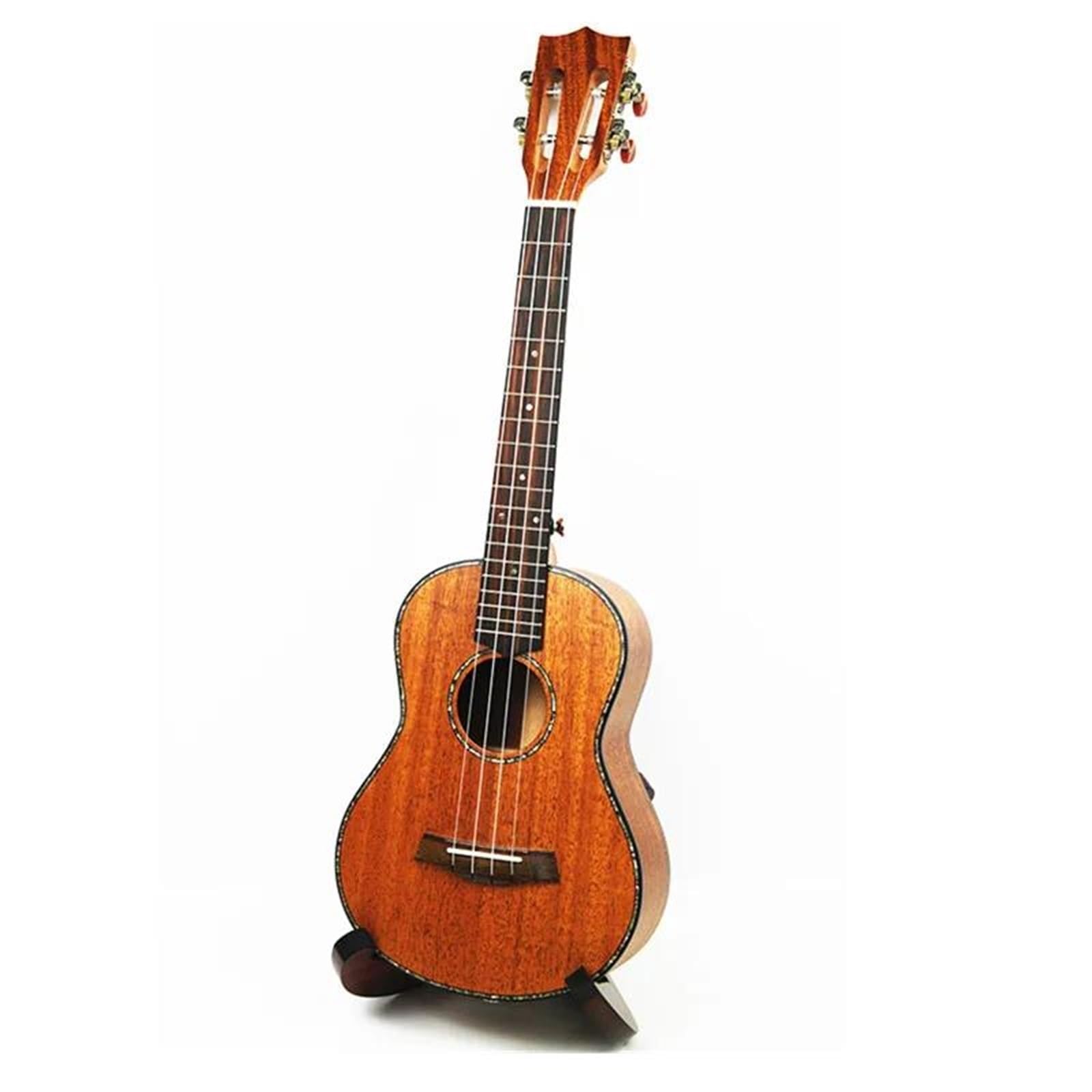 Strumento a corda per ukulele per chitarra hawaiana a 4 corde con corpo in mogano massiccio da 26 pollici(Only Classical head)