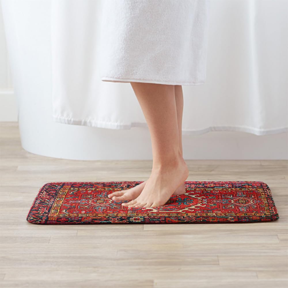 Amazon.com: Ansouyi 20x30 Inch Vintage Bath Mat, Antique Rustic