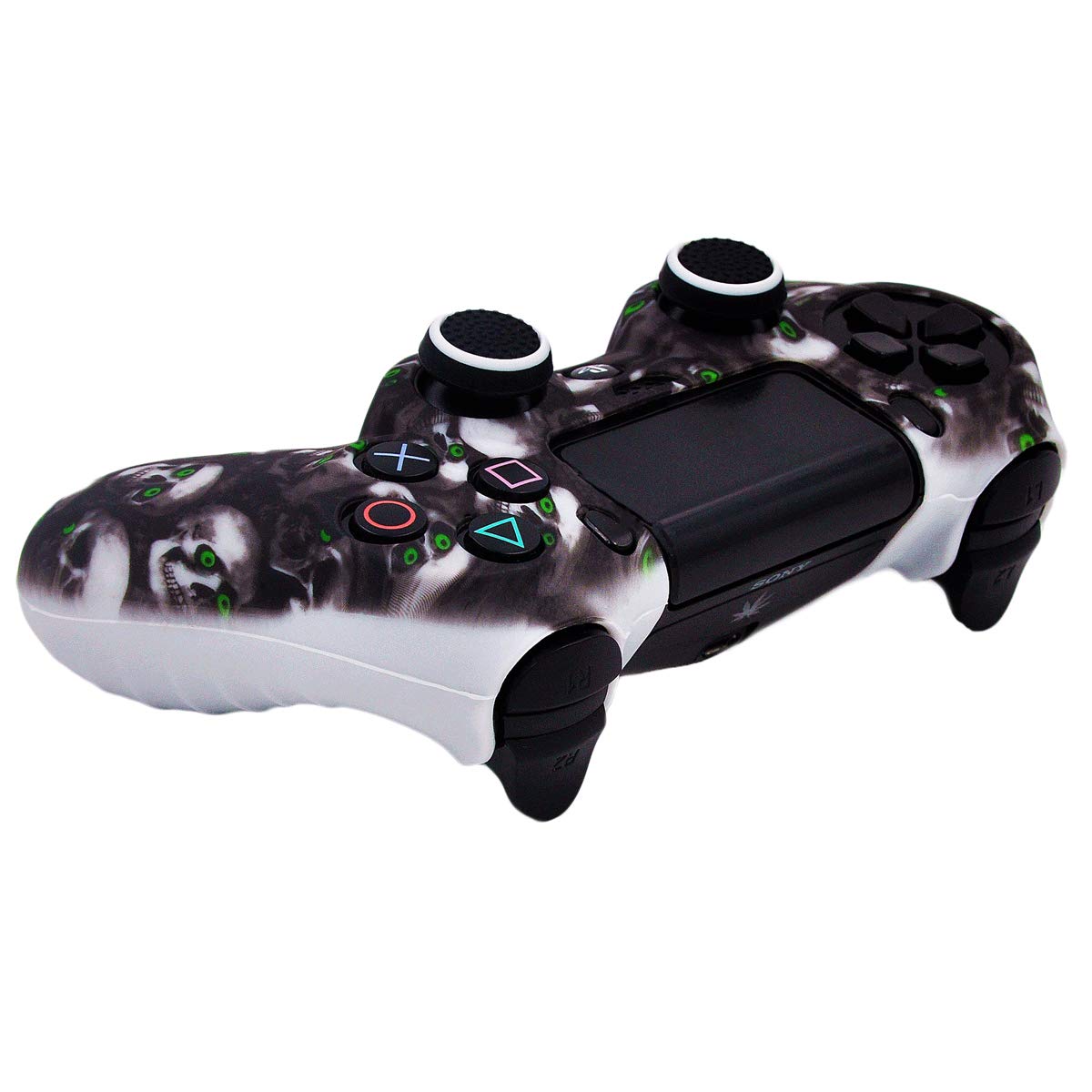 Schutzhülle für Controller PS4 / Slim / Pro, Silikon, rutschfest skull 2.0
