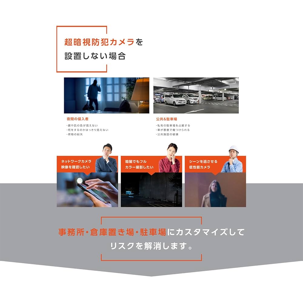 Amazon.co.jp: SKYWORTH 防犯カメラ 屋外 500万画素 有線接続