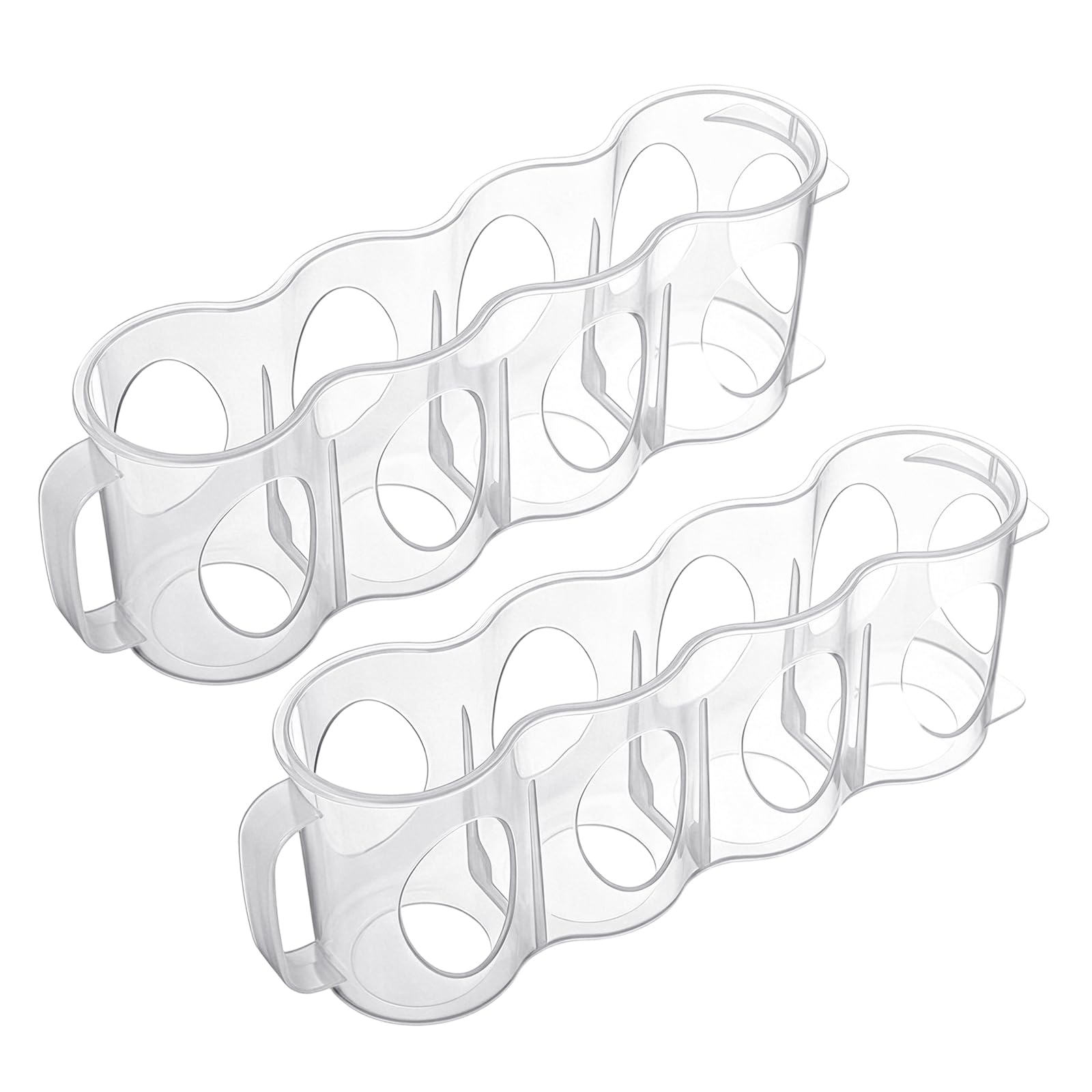 Xjdzineq Modern Stacking Can Organizers with Clear Body and Sturdy Construction for Home or Parties Kitchen Refrigerator Planner
