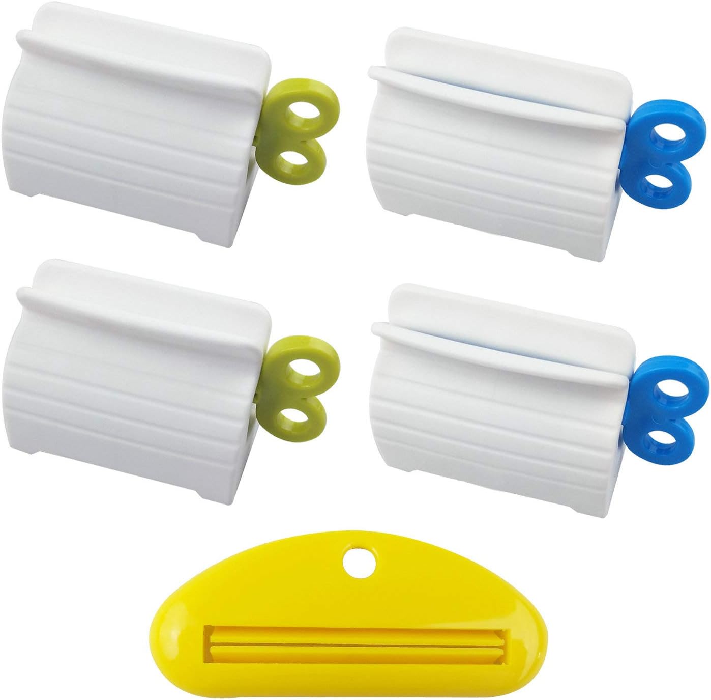 5 Pieces Toothpaste Squeezers, MultiFunction Rotate Tube