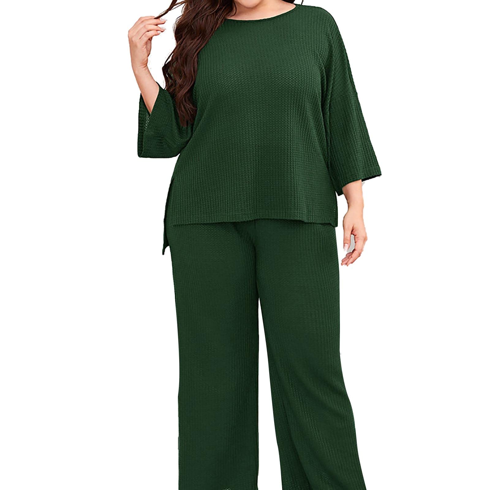 Pyjamas Pyjama Set pour Femmes, Ensembles de Pyjama Deux Pièces, Hauts et Pantalons à Manches Longues, Vêtements de Nuit, Vêtements de Nuit