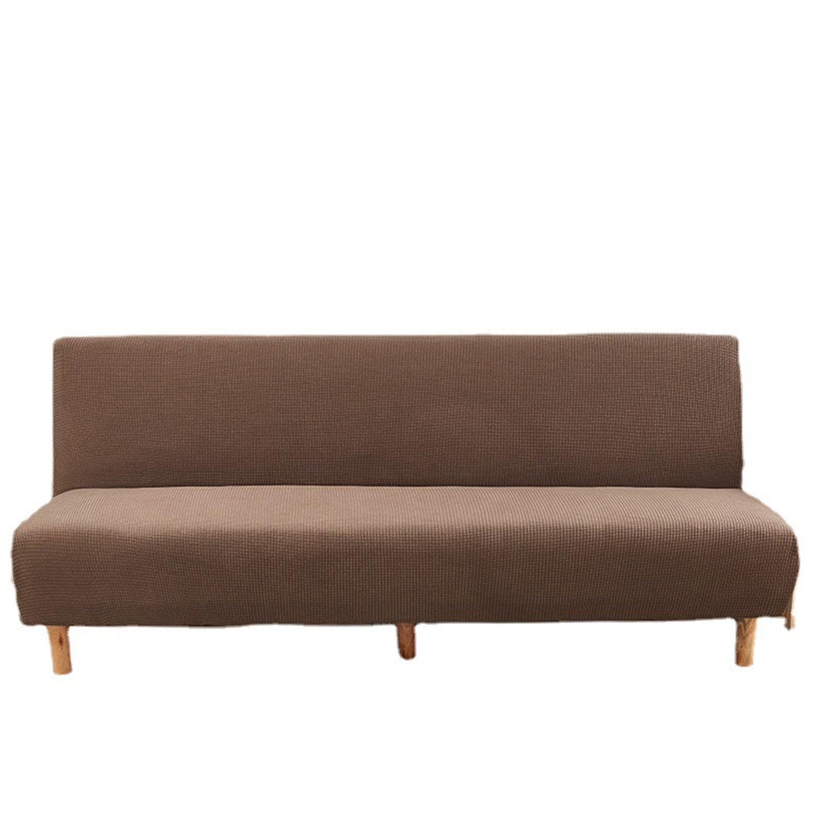 Housse De Clic Clac Élastique Canapé 2-3 Places Sans Accoudoir – Marbre Moderne Bleu 160-190cm