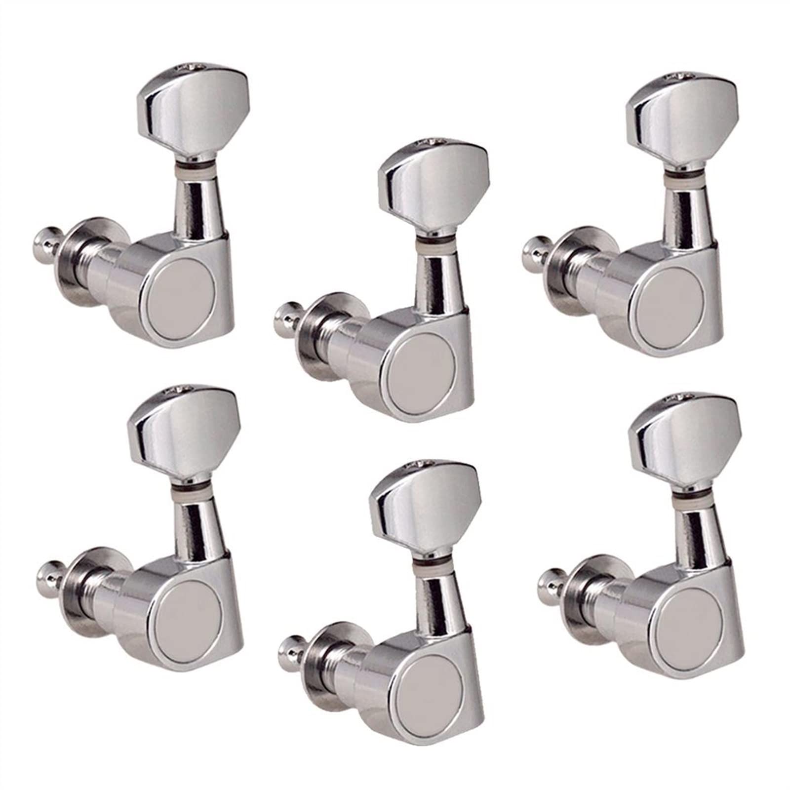 Tuner Mechaniken Knöpfe 6 PCs 6L Versiegelte Zahnradstimmungstuner Maschinenköpfe Für Gitarrenteile