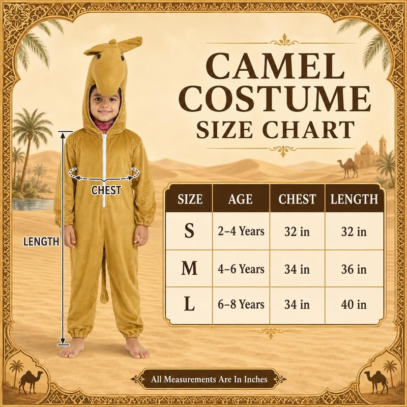 Image of Animal Costume for Kids | Plush Fancy Dress Costume for Boys & Girls |School Fancy Dress, Annual Day, Jungle Theme, Role Play, Halloween & Birthday Party
