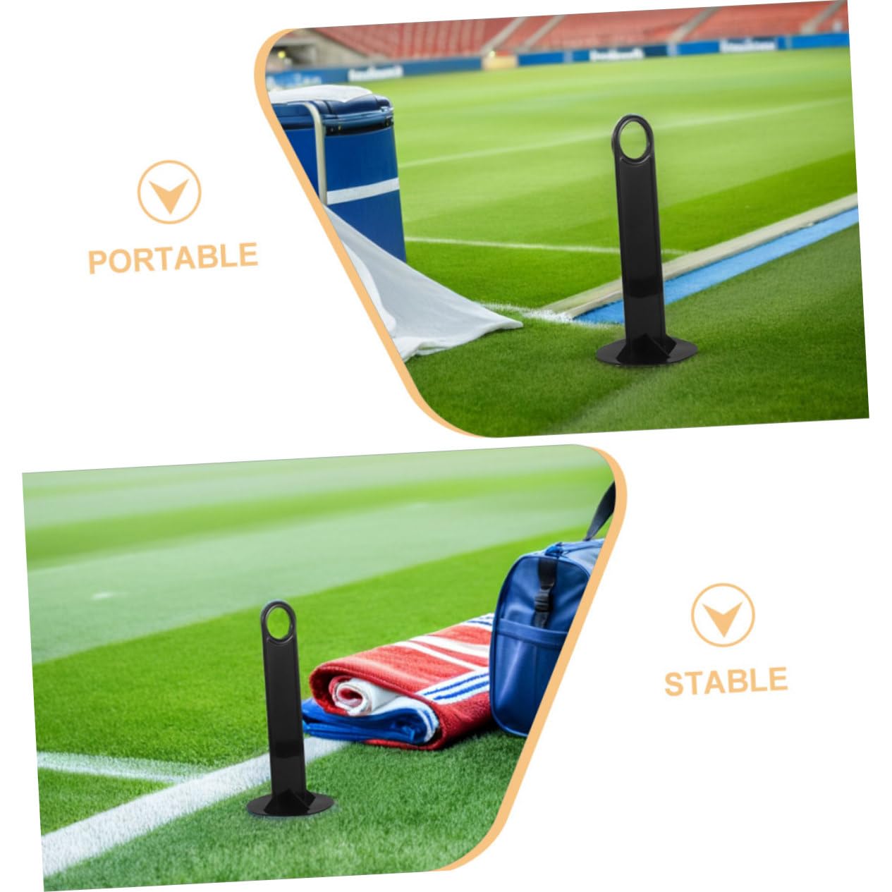 Hemobllo 20 Pièces Support Rangement Entraînement Disc Cone Holder Plastique Porte-cônes Portable Football