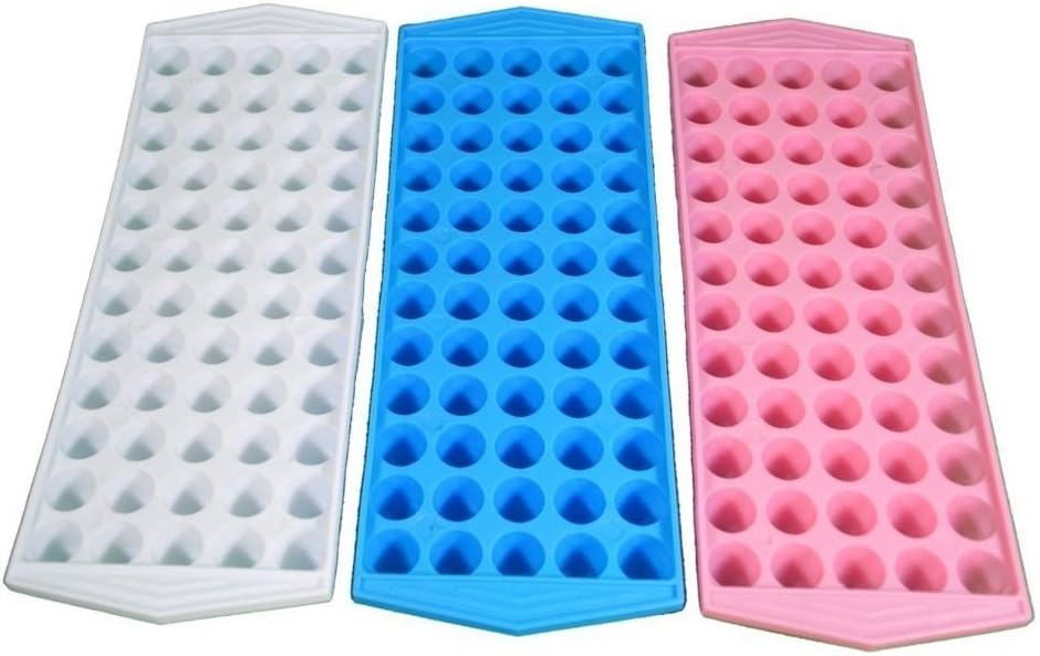 yanzhn Ice Cube Tray Mini Ball Shape, Each Tray Makes 60 Ice Balls