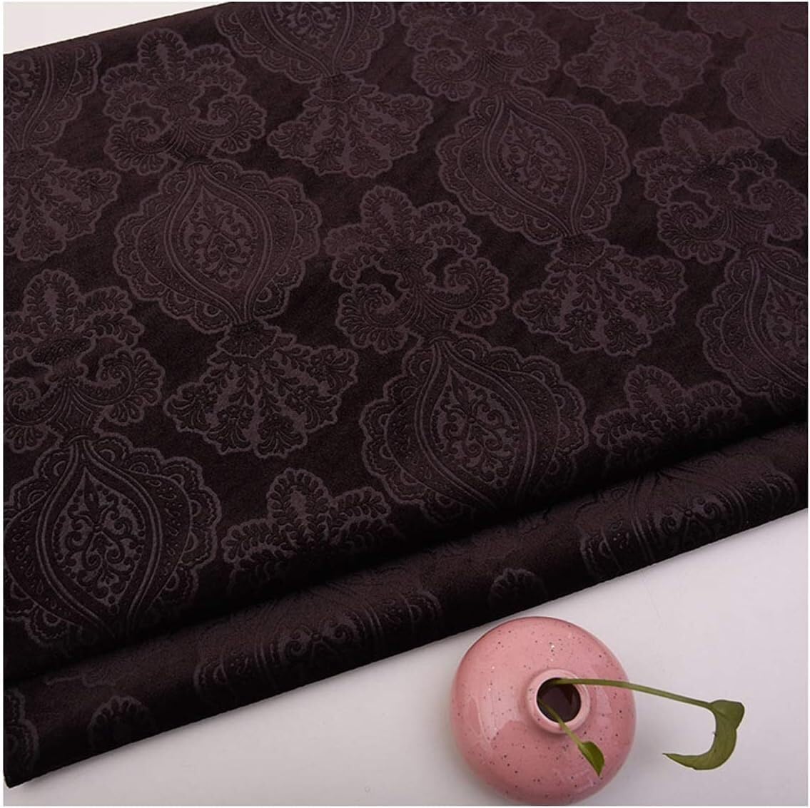 Lnn Velvet Fabric 150×100cm Floral Decorative for Furniture Upholstery, DIY Crafts, Curtain for Dressmaking, Art & Craft, Sewing