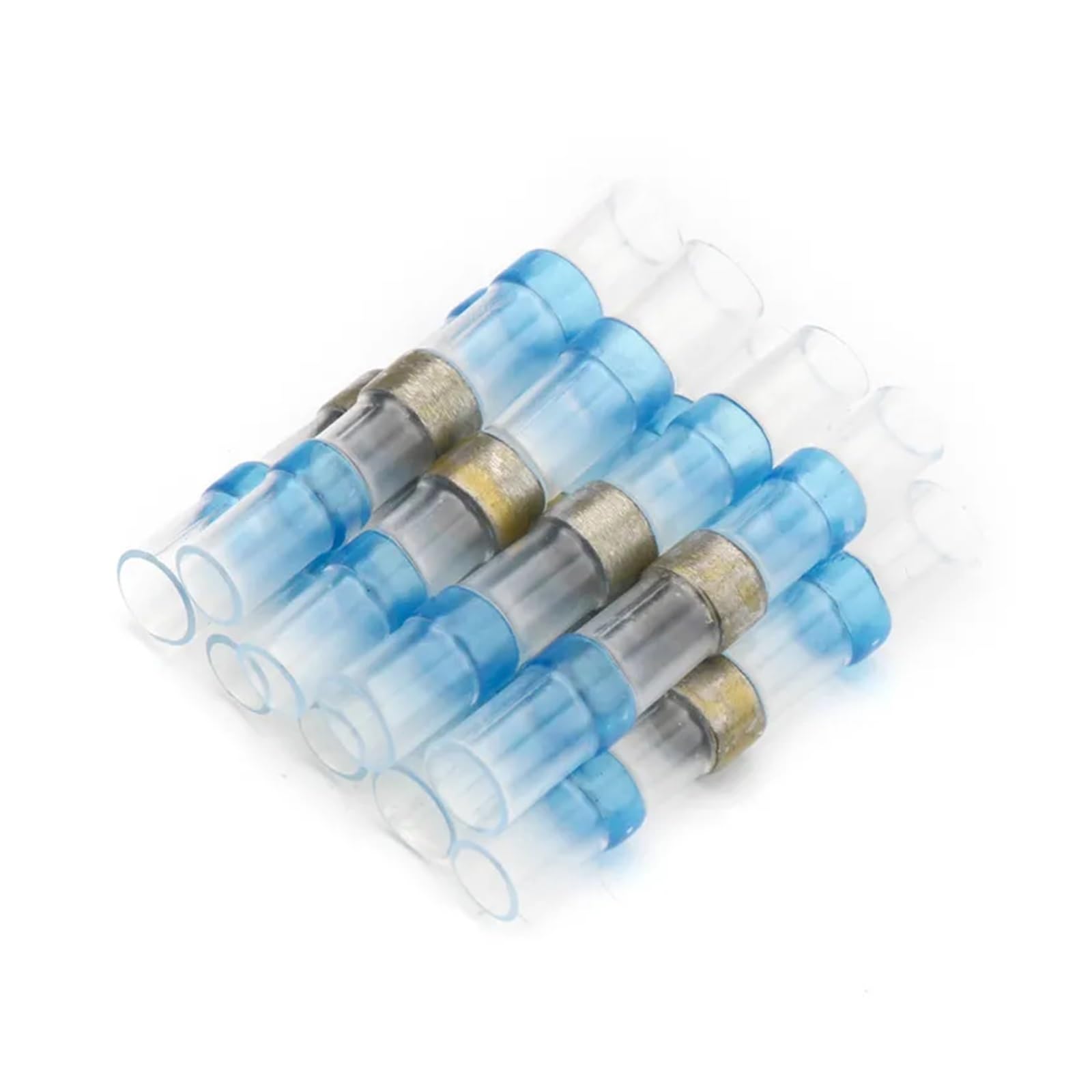 100 Pezzi/Set 4 Misure Manicotto di Saldatura Filo Sigillo connettori termorestringenti terminali di Giunzione connettori Filo Testa isolati