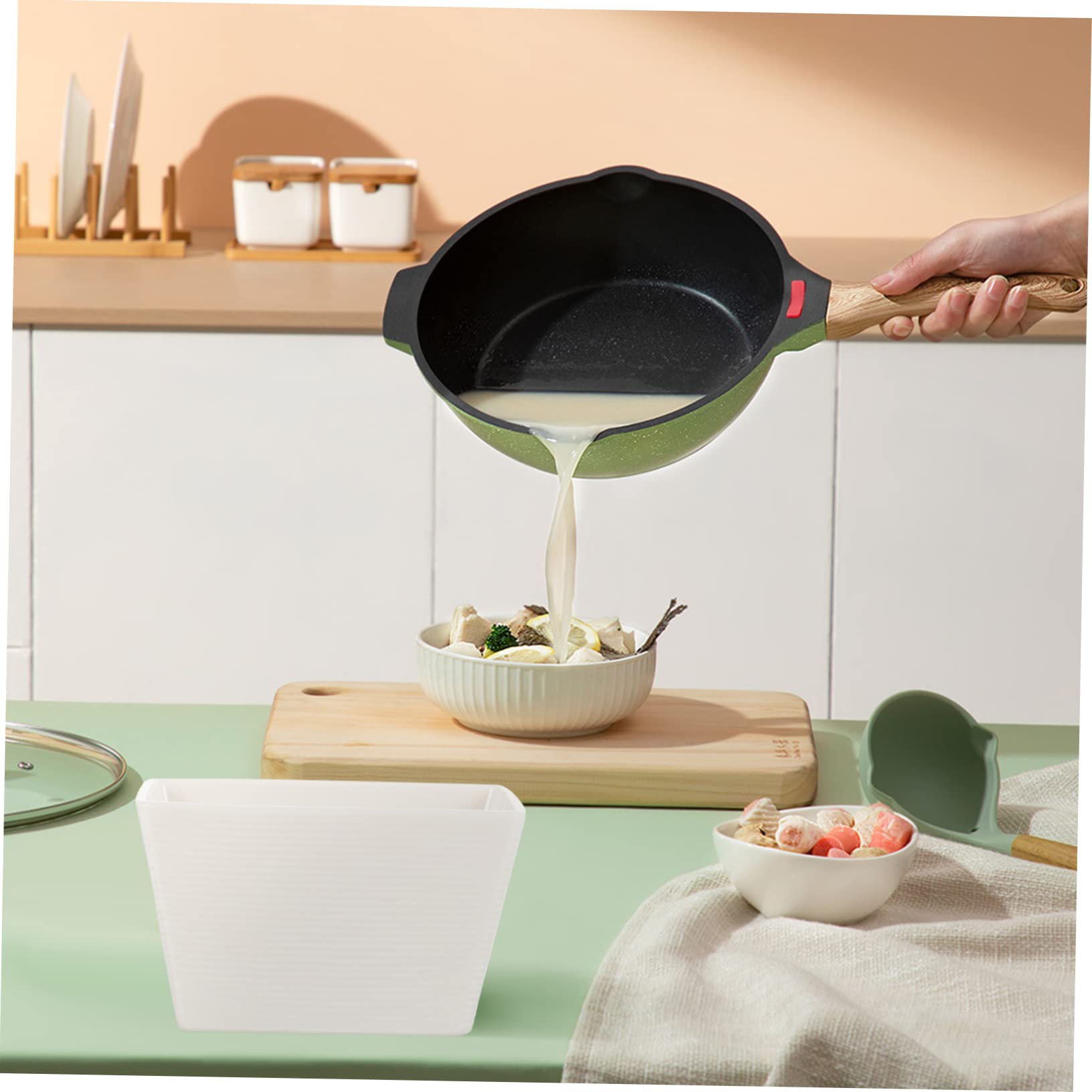 LABRIMP Coffee Sugar Cube Jar Coffee Containers Home Tea Bag Case Confectioners Sugar Shaker Candy Storage Jars Candy Jars for Candy Buffet Sugar Cubes Ceramic Tea Bag Jars Ceramics White