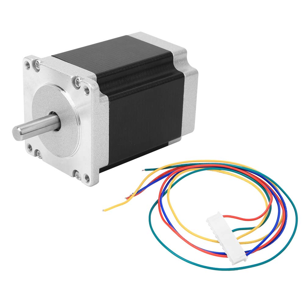 Stepper Motor, 3in Length NEMA 23 Stepper Motor 1.8° 23HS7628 3D