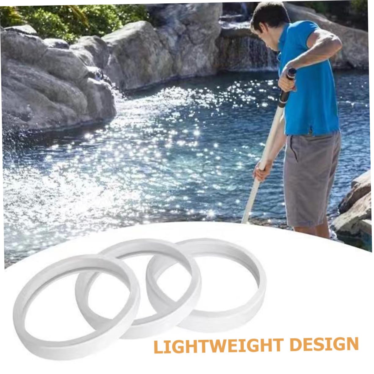 VANZACK 6piezas Ruedas De para Limpiadores De Piscina Accesorios De Neumáticos para Equipos De Limpieza De Compatible