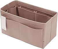 ZTUJO Felt Purse Organizer Insert for LV Speedy 25-40 & Neverfull MM GM - 13-Pocket Bag in Bag Shaper, Multi-Size Handbag Organizer