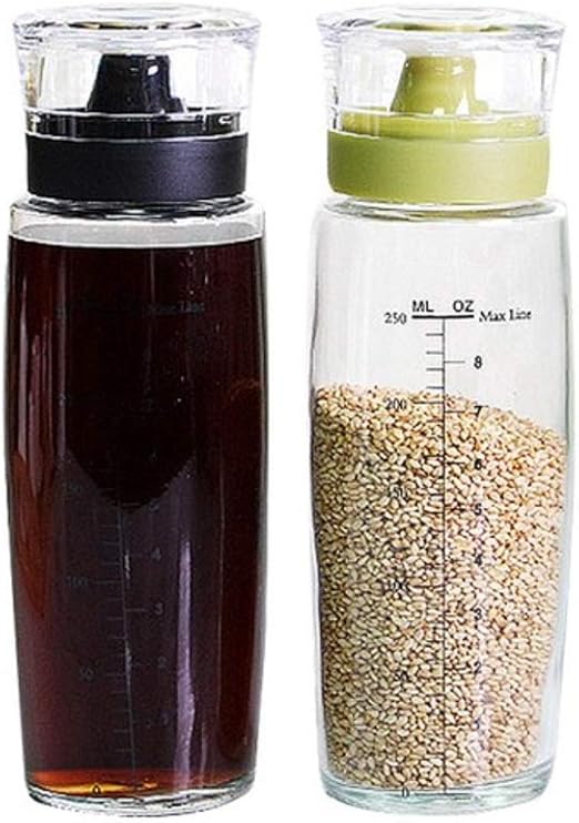 Amazon Sinoglass Oil Bottle Set オイルボトル 詰め替え容器用 漏れ防止 透明 ガラスボトル オイルサーバー 醤油ボトル 酢 300ml 2個セット 並行輸入品 調味料入れ オンライン通販