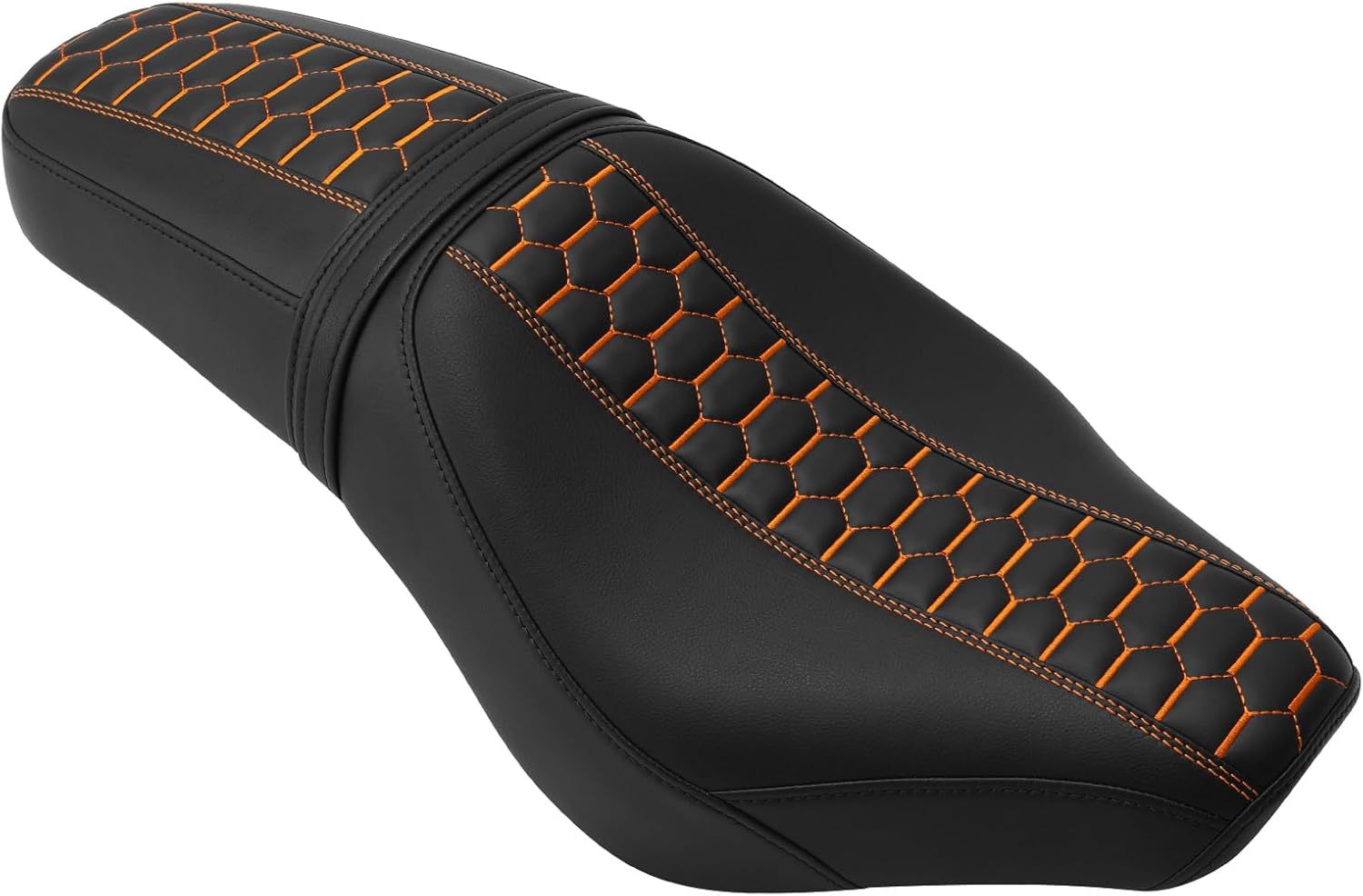 TCMT One-Piece Motorcycle Driver Passenger Seat Fit For Honda Rebel CMX300 CMX500 2017-2022 Orange