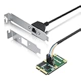 H!Fiber Mini PCIe Gigabit Ethernet Network Card, Single RJ45 Port, 1G NIC Compare to Intel I210AT, with 30-cm Cable, Mini Pice Interface, not for M.2