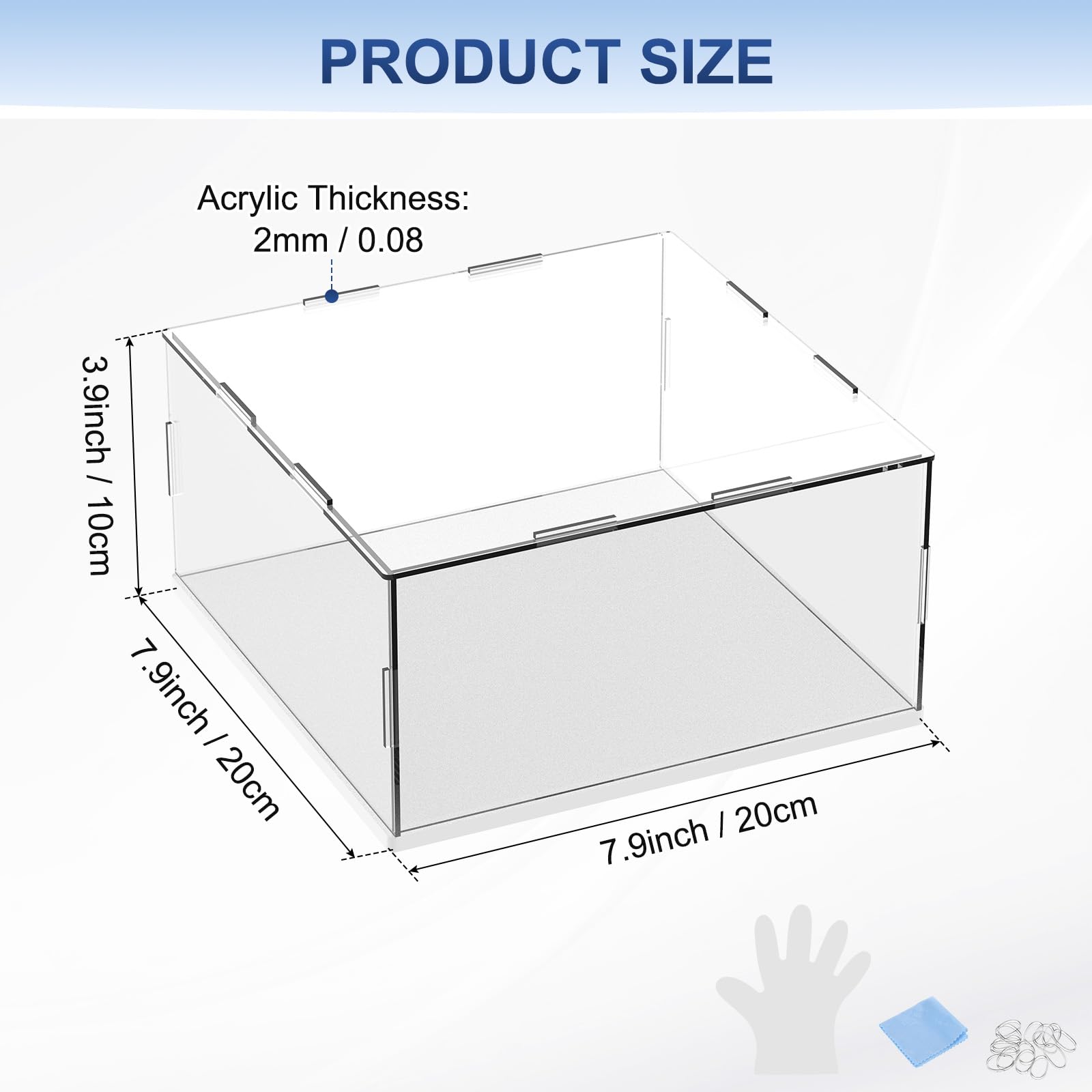 M METERXITY 1-Pack Acrylic Display Case - Image 3