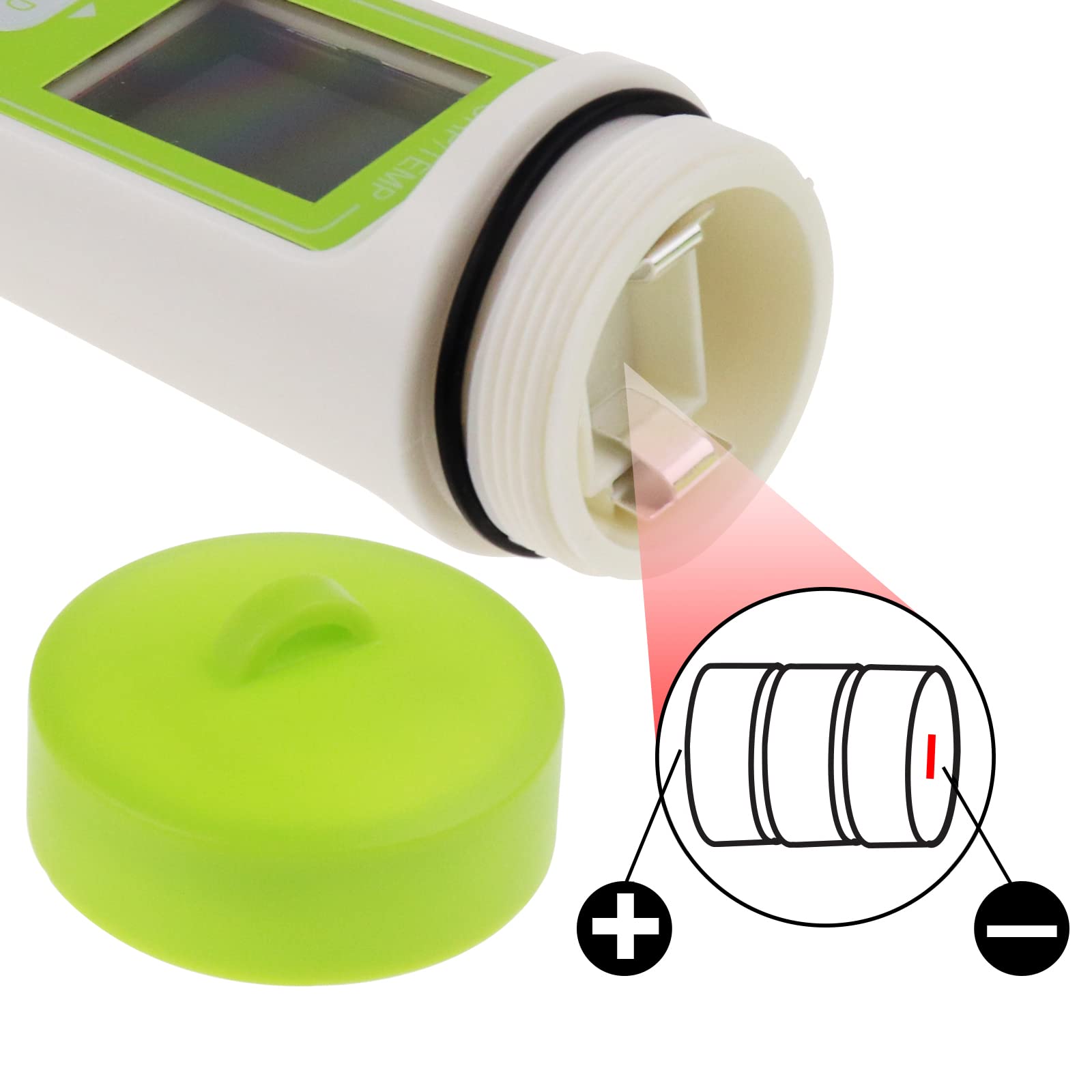 Pensize Orp Redox Tester -1200~1200mv Avec Tampon D'éTalonnage Orp Pour la Mesure de la Qualité de L'Eau ± 2mv Compteur de Potentiel de Réduction D'Oxydation Haute PRécision