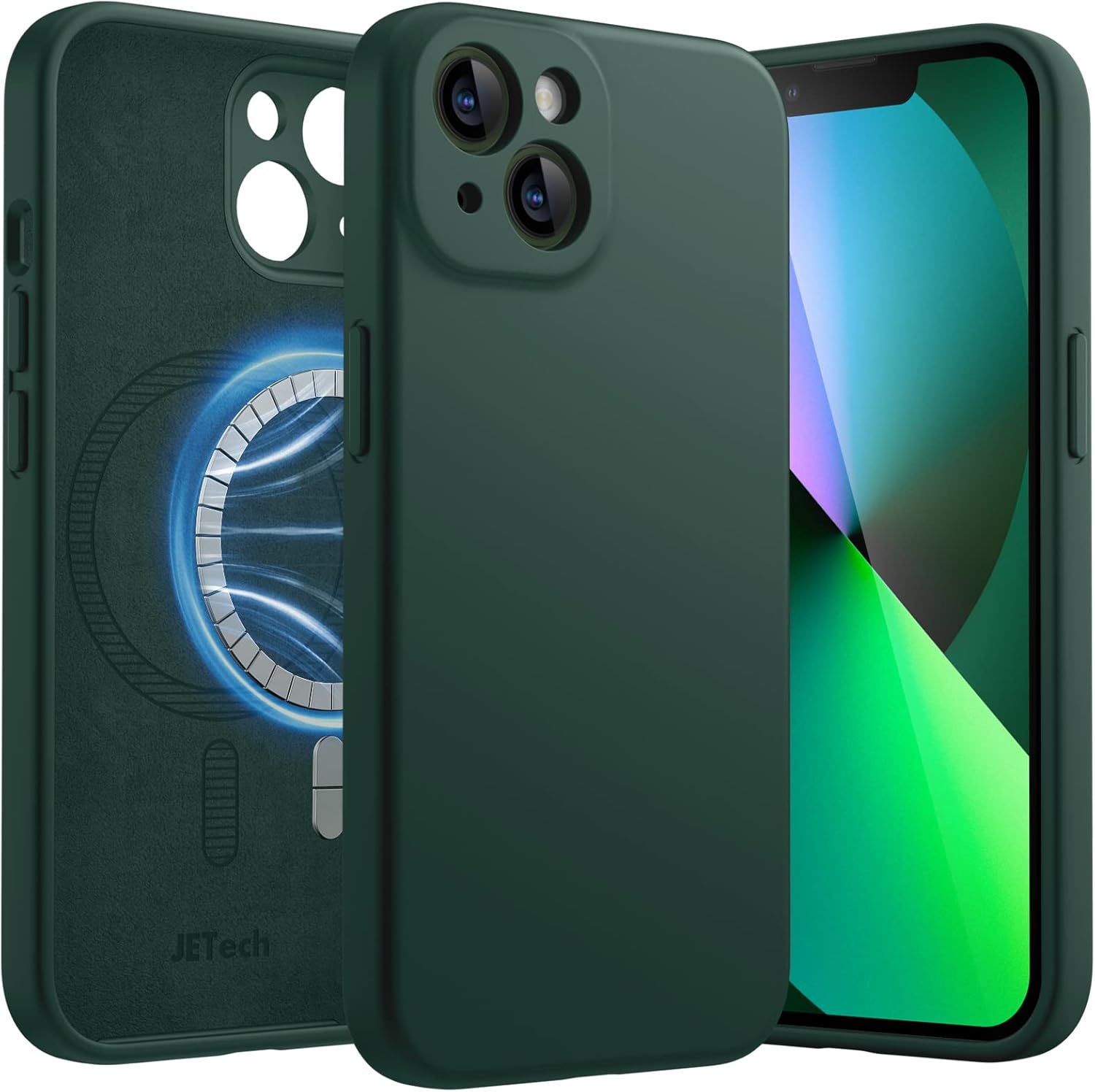JETech Silicone Case for iPhone 13 6.1Inch